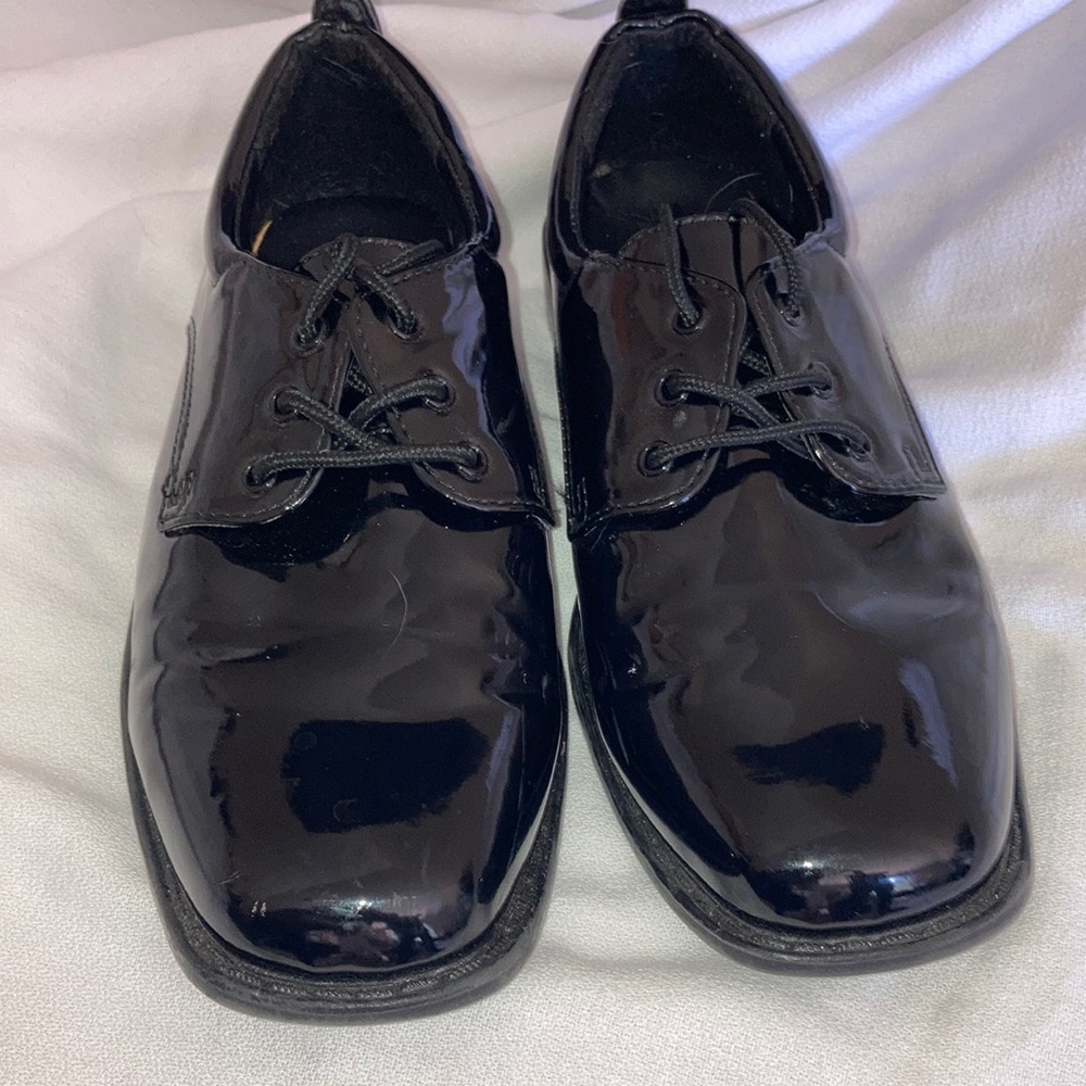 Boys black Patent leather dress shoes